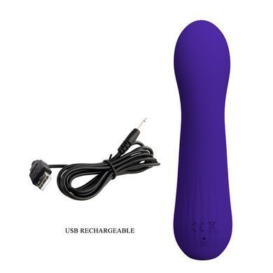 Вібромасажер для стимуляції точки G Pretty Love - Faun Dark Purple, BI-014724-3