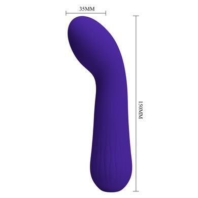 Вібромасажер для стимуляції точки G Pretty Love - Faun Dark Purple, BI-014724-3