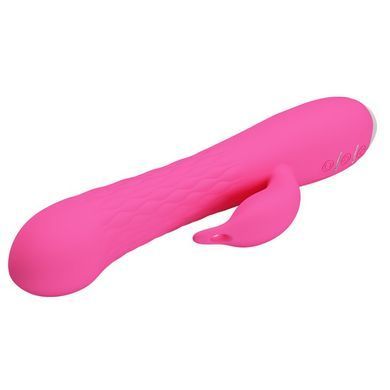 Вибратор с стимулятором клитора и ротацией " Molly " BI-014692-1